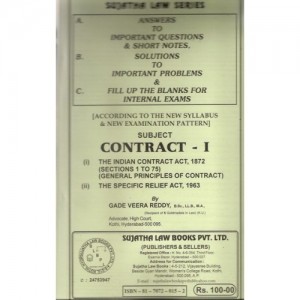 Sujatha's Contract - I For B.S.L & L.L.B by Gade Veera Reddy